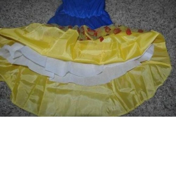 Disney Snow White Halloween Costume 10/12 Princess Dress & Headband 2 Pc Girls - Picture 5 of 8